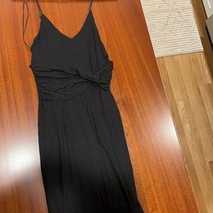 Express midi black dress